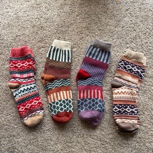 Colorful Patterned Socks Set